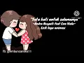 Download Lagu wa story || satu hati untuk selamanya || Andra respati feat Eno viola || video lirik lagu animasi