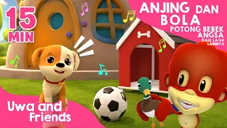 Anjing dan Bola, Potong Bebek Angsa, dan Lagu Lainnya - 15 Menit Kompilasi Lagu Anak Balita