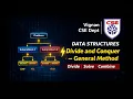 Divide and Conquer Algorithm in 5 Minutes Merge Sort Quick Sort Binary Search Vignan CSE Dept
