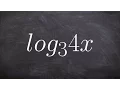 Expanding logarithmic expressions