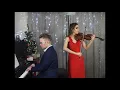 Carol of the Bells! Must see and hear. Violin and piano