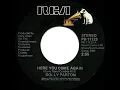 1977 HITS ARCHIVE: Here You Come Again - Dolly Parton (stereo 45--#1 C&W hit)