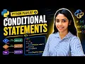Python tutorial for beginners Conditional statements lecture 3