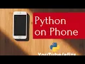 Python on Phone 5 Loops in Python