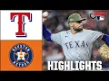 Texas Rangers vs Houston Astros Full Game Highlights ESPN MLB