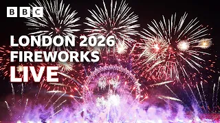 happy new year live london fireworks 2026 bbc