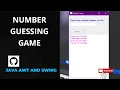 Building a Fun Number Guessing Game in Java with AWT and Swing Apache NetBeans GeekPrateek