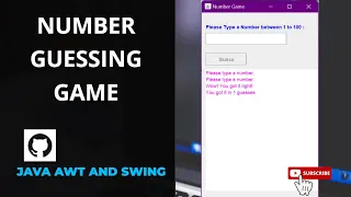Building a Fun Number Guessing Game in Java with AWT and Swing Apache NetBeans GeekPrateek
