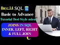 Complete SQL JOINS with the help of real-world scenario