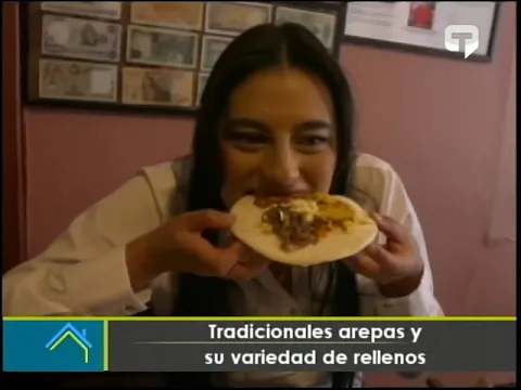 Tradicionales arepas y su variedad de rellenos