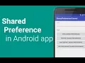 tutorial on shared preferences in android 2017 Part-15 FirstPart