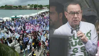 Cury participa de ato de campanha no Rio | AFP