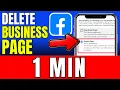 How To Delete Facebook Business Page 2026 Fast And Easy