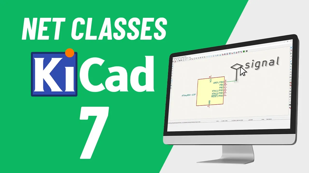 #8 How To Use Constraints And Net Class Directive tool in KiCad 7.0  | #PCBCupid