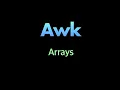 Awk Arrays