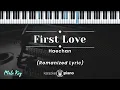 First Love - Haechan  (KARAOKE PIANO - MALE KEY)