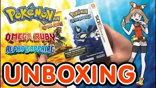 Pokemon Alpha Sapphire Omega Ruby Dual Pack 3DS Unboxing