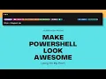 Make Windows PowerShell look Awesome with Themes Using Oh My Posh