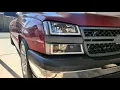 03-06 Chevy Silverado Crew Cab NEW LED U Bar Headlight Install By YITA MOTOR