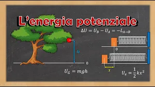 Le forze conservative e l'energia potenziale (gravitazionale ed elastica). Spiegazione ed esempi.