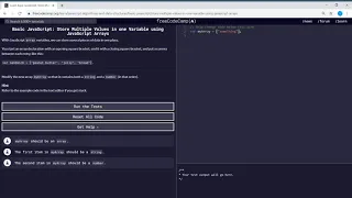 Basic JavaScript Store Multiple Values in one Variable using JavaScript Arrays
