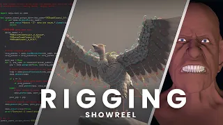 3D Rigging Showreel Advanced Facial Rig Custom Python Scripts Unreal Engine to Maya Animation