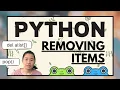 Study Python with Tinateach Removing List Items