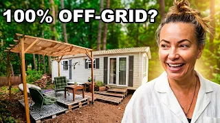 She Bought A Tiny House For 40k: Off-Grid Forest Tour