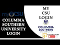 Login to mycsu Student Portal Sign In mycsu Blackboard Columbia Southern University