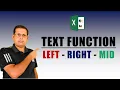 Using LEFT RIGHT MID Functions in Excel