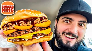 Provei o NOVO HAMBURGUER de PULLED PORK do BURGER KING (vale a pena?)