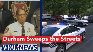Police discuss arrests results of Operation Washout in Durham 60 arrests made in weeklong op