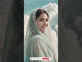 Download Lagu Turkish girl wears long veil smile standing amidst fluffy sage pastel