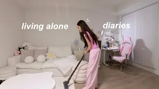LIVING ALONE DIARIES (productive)🪽: organizing & cleaning my apartment, bts concert, making kimchi