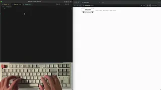 ASMR Programming Create Header website using Reactjs CSS No Talking
