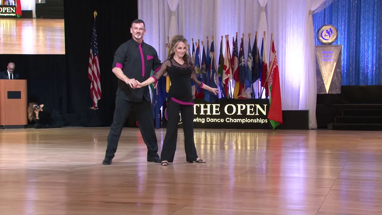 The Open 2018   1st Place Winners   Masters   Rob Brown and Jeanne DeGeyter
