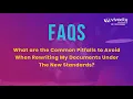 What Are the Common Pitfalls to Avoid When Rewriting My Documents Under the New Standards