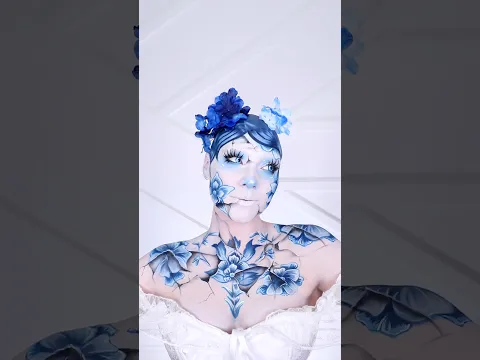 If nursery rhymes were real ☕️💙 #makeup #sfx