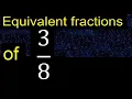 Equivalent fraction of what are they examples
