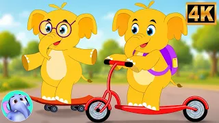 Ek Mota Hathi, एक मोटा हाथी, Hathi Pyare Sathi + Bachho Ke Hindi Gane and Kids Songs