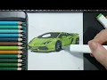 Lamborghini Coloring Pages Tutorial Coloring Lamborghini