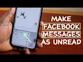 How to Mark Facebook Messages as Unread on iPhone