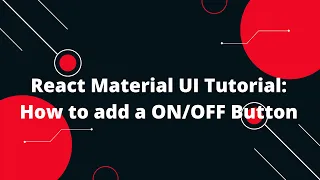 React Material UI Tutorial Switch