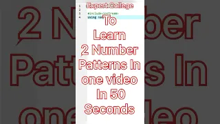 Pattern Programs in C Language Star patterns in C Expert College