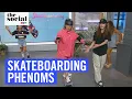 Download Lagu Skateboarding Lessons with Top-Ranked Rising Stars! 🛹🤩 | The Social
