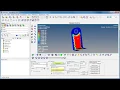 OptiStruct Optimization - Topography Optimization of an L-Bracket with Autobead Reinterpretation