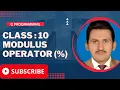 Modulus Operator in C Language in Modulus operator in C and C in