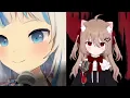Gawr Gura Evil Neuro Sama duet - Diggy diggy hole cover by Wind Rose