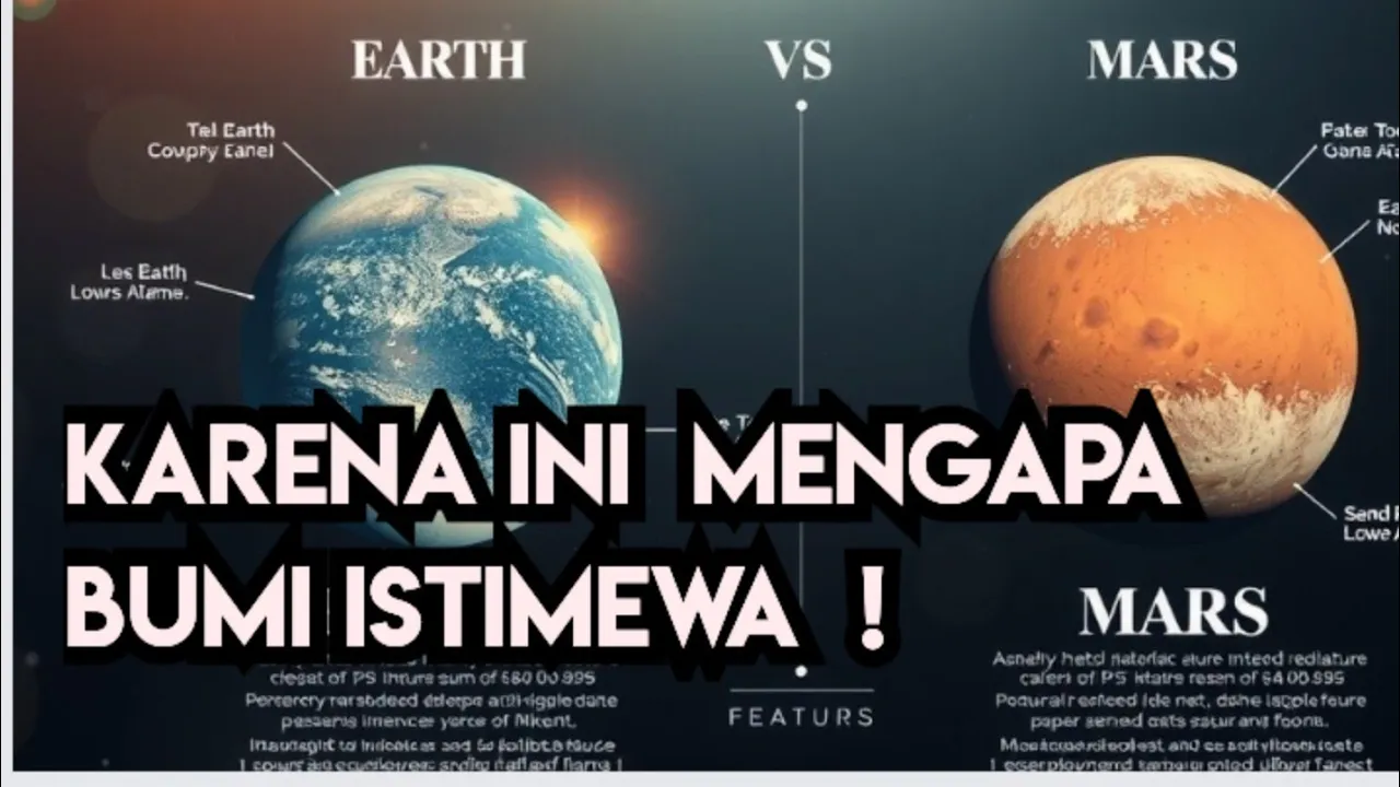 Bumi Vs Mars : Saudara Kandung Beda Nasib !
