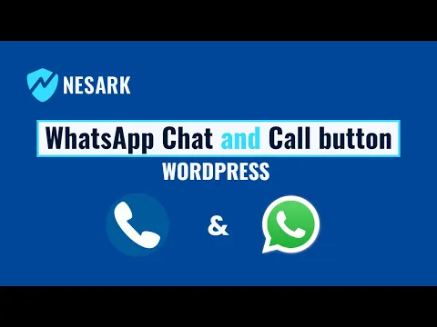 Download MP3 Free Add a Click to Call and WhatsApp Button to WordPress | How to add WhatsApp Chat | Nesark